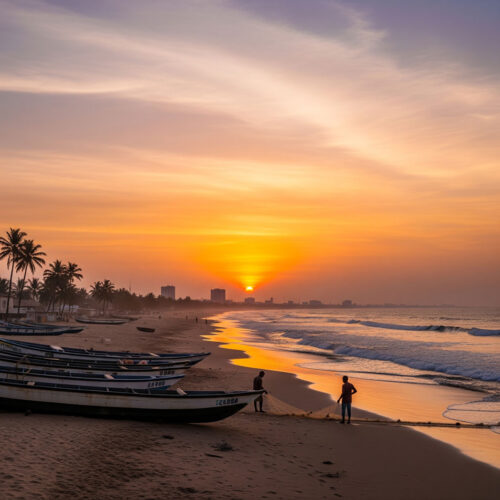 Discover Cotonou beach